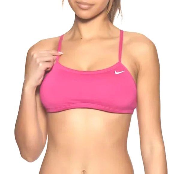 Nike Swim Racerback Bikini Top - Pink  NWT - Picture 1 of 3